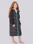 Seasnail Swim Parka For Kids- Logo Pattern