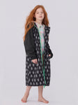 Seasnail Swim Parka For Kids- Logo Pattern