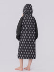Seasnail Swim Parka For Kids- Logo Pattern