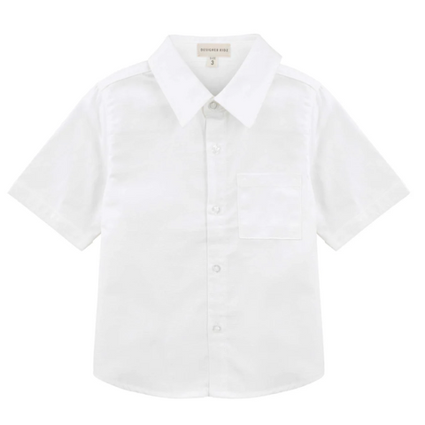 Desinger Kidz Jackson S/S Formal Shirt - White