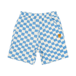 Rock Your Kid BLUE CHECKER SHORTS