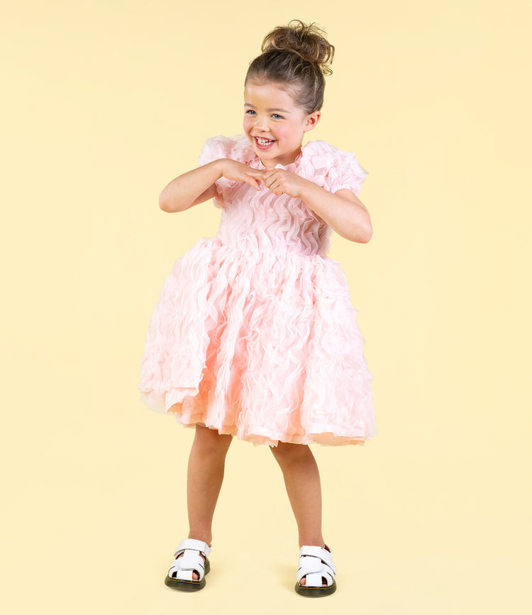 Rock Your Kid PINK RUFFLE TULLE PARTY DRESS