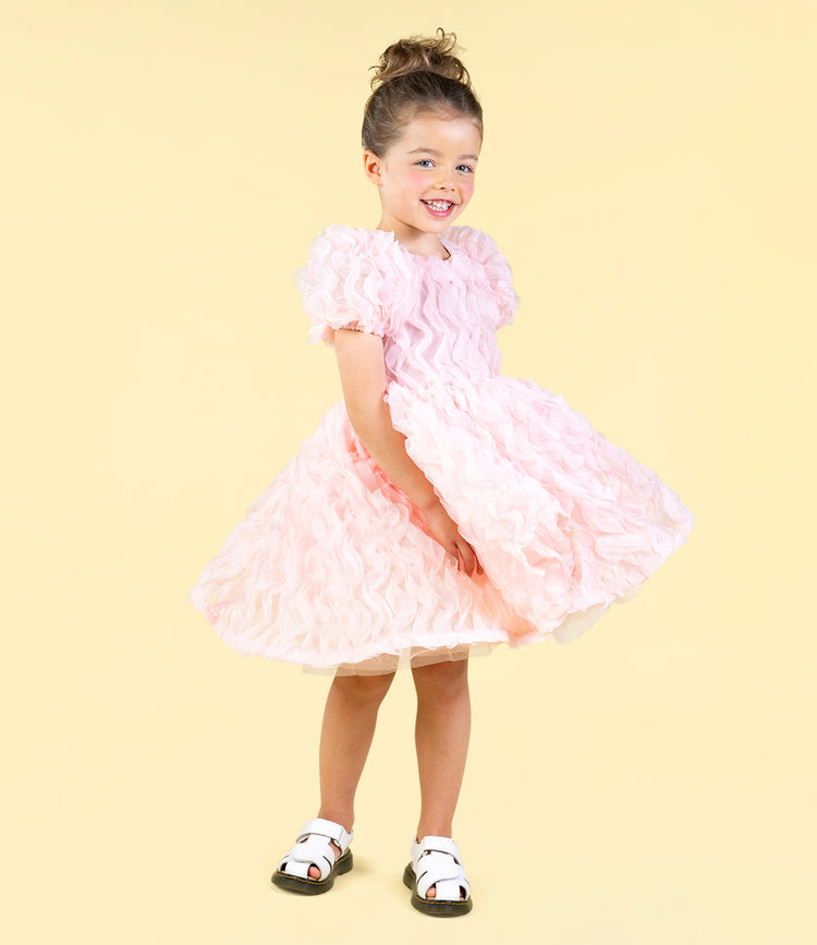 Rock Your Kid PINK RUFFLE TULLE PARTY DRESS