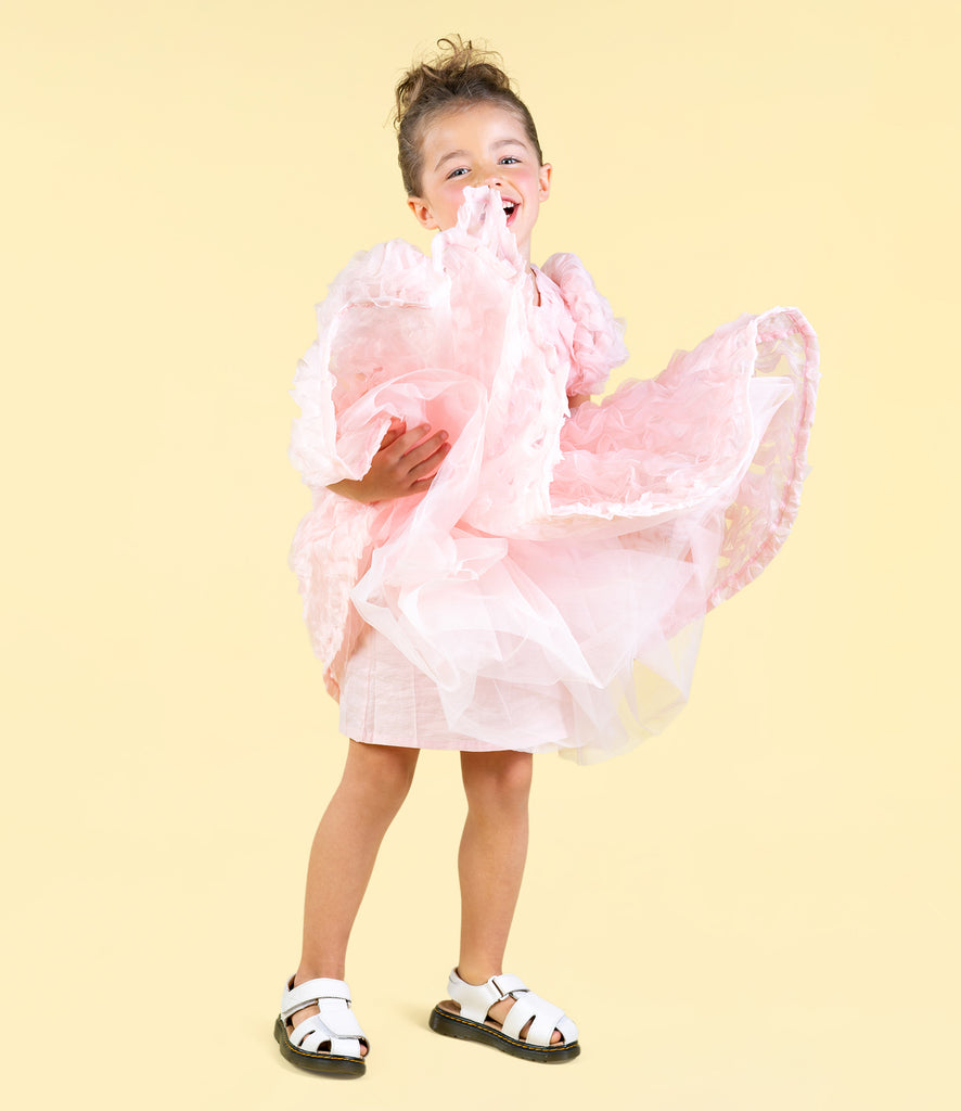 Rock Your Kid PINK RUFFLE TULLE PARTY DRESS