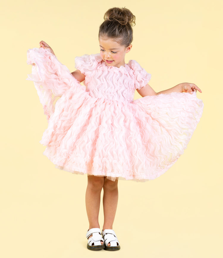 Rock Your Kid PINK RUFFLE TULLE PARTY DRESS