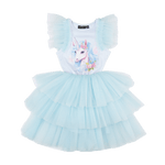 Rock Your Kid BLUE UNICORN PARTY DRESS