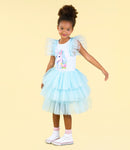 Rock Your Kid BLUE UNICORN PARTY DRESS