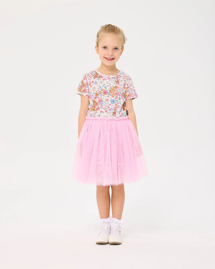 Rock Your DITSY BUNNY SHORT SLEEVE CIRCUS DRESS