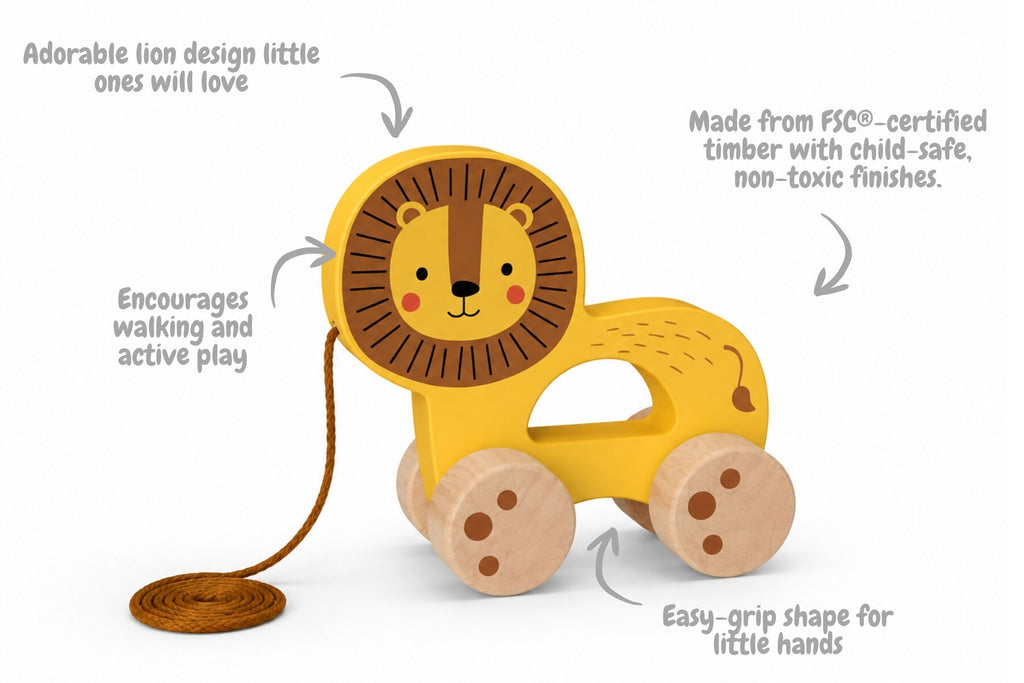 MY FOREST FRIENDS PULL ALONG - LION