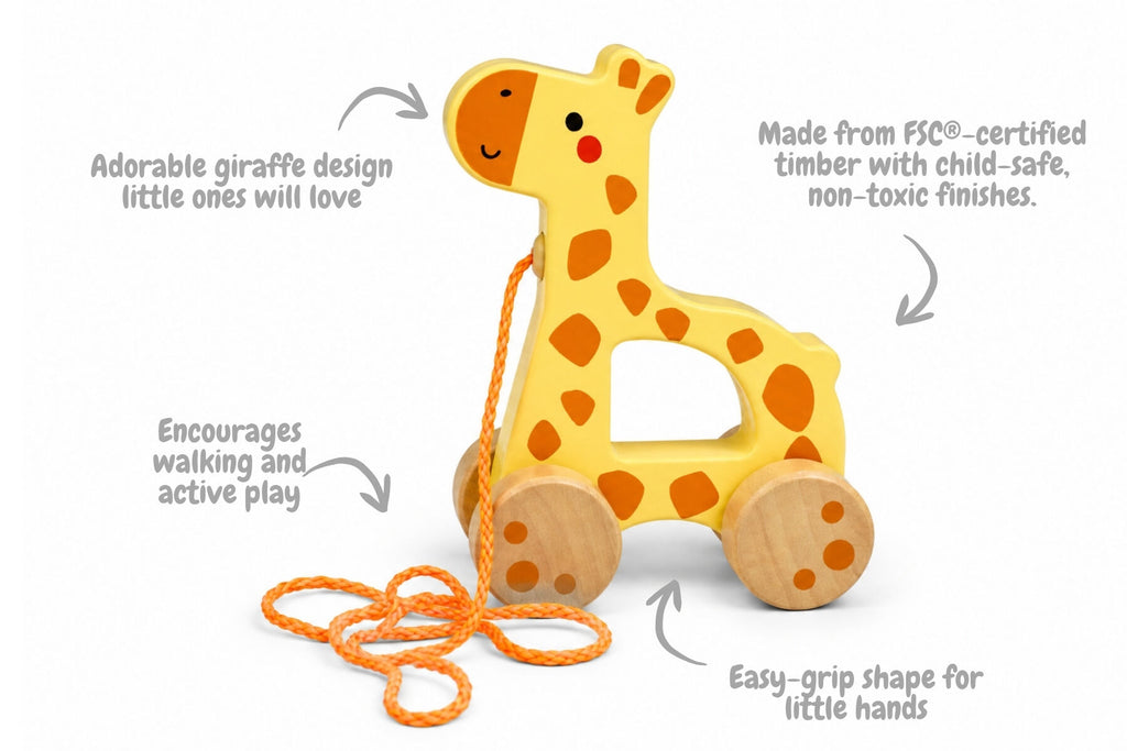MY FOREST FRIENDS PULL ALONG - GIRAFFE