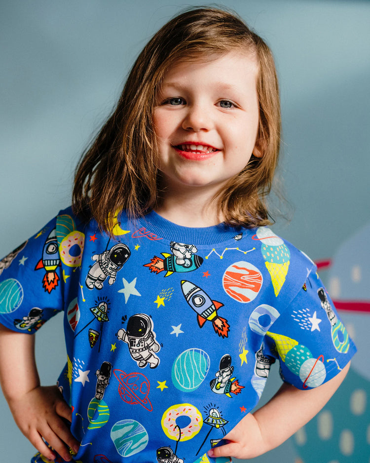 Rock Your Baby ROCK MY GALAXY SHORT SLEEVE T-SHIRT