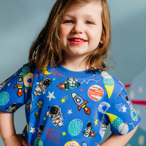 Rock Your Baby ROCK MY GALAXY SHORT SLEEVE T-SHIRT