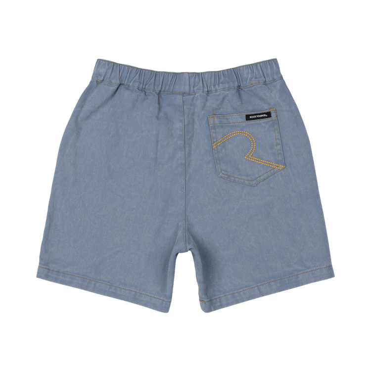 Rock Your Kid BLUE WASH DENIM SHORTS