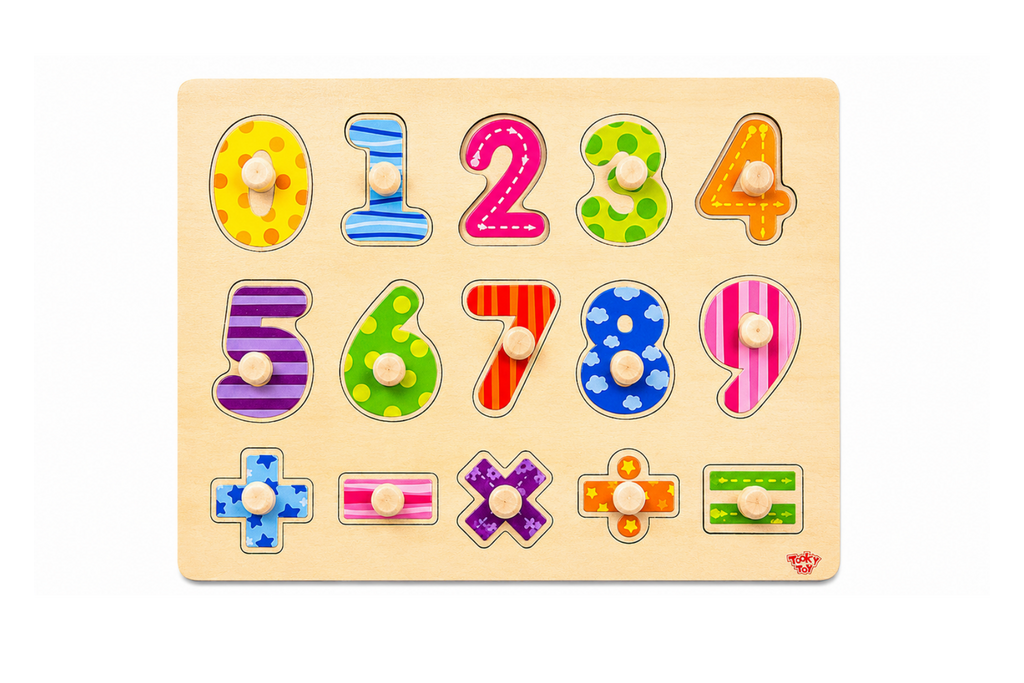 NUMBERS MATHS PEG PUZZLE