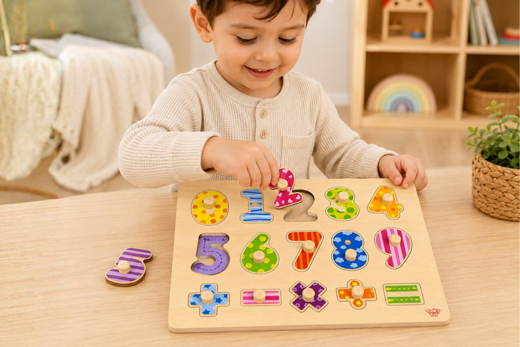 NUMBERS MATHS PEG PUZZLE