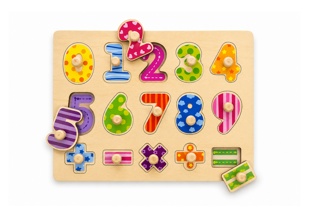 NUMBERS MATHS PEG PUZZLE