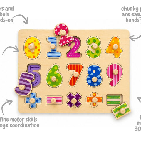 NUMBERS MATHS PEG PUZZLE
