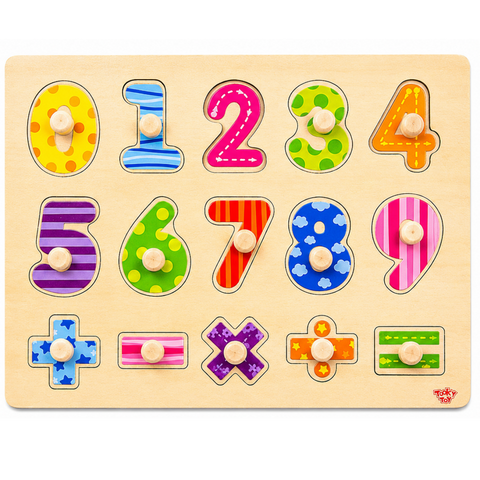 NUMBERS MATHS PEG PUZZLE