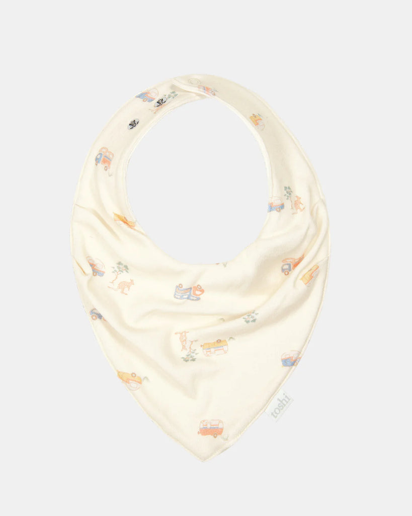 Toshi Baby Bib Bandana Classic- Road Trip Feather