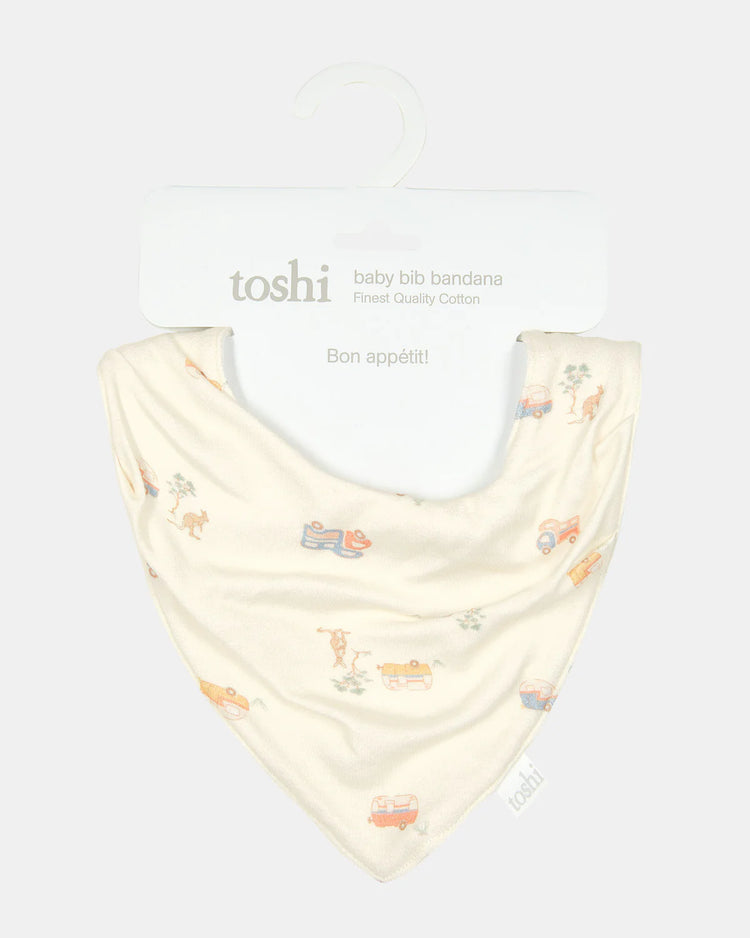 Toshi Baby Bib Bandana Classic- Road Trip Feather