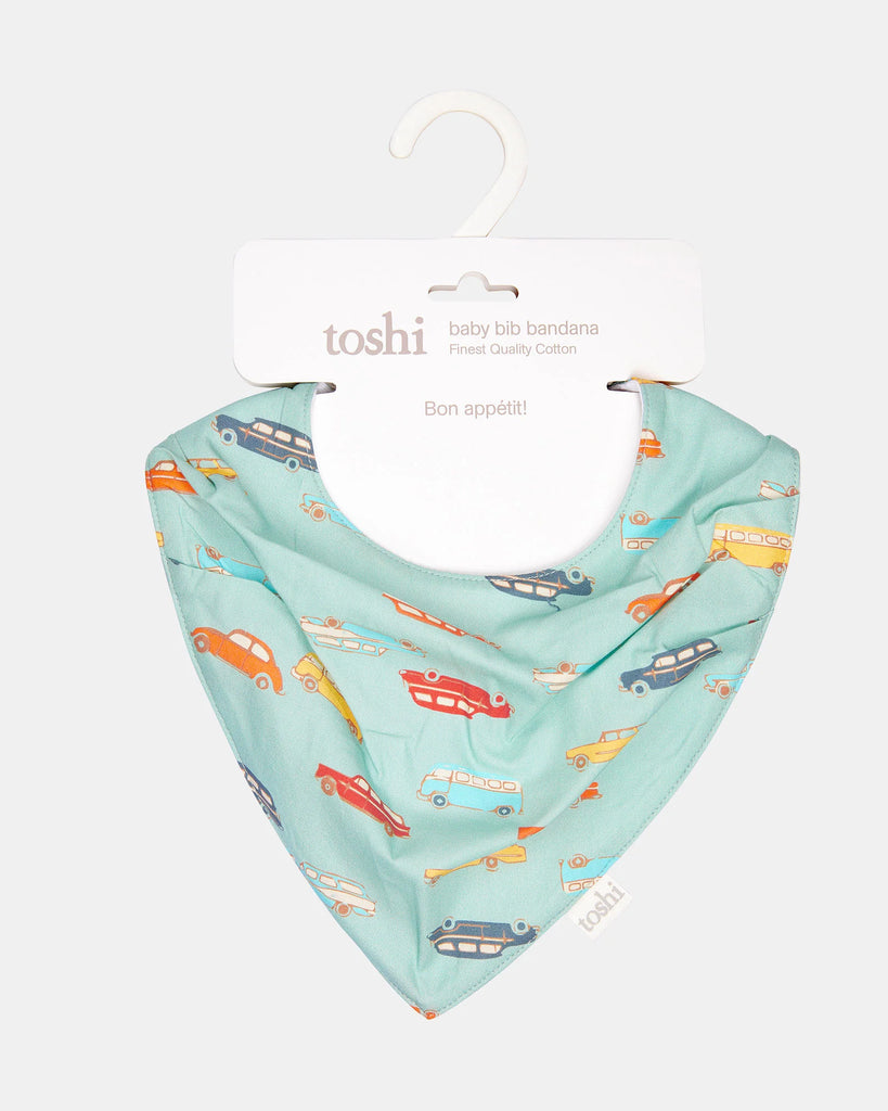 Toshi Baby Bib Bandana Athena - Wagon Wheels