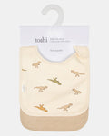 Toshi Baby Bib Story - 2pcs/Dinosauria