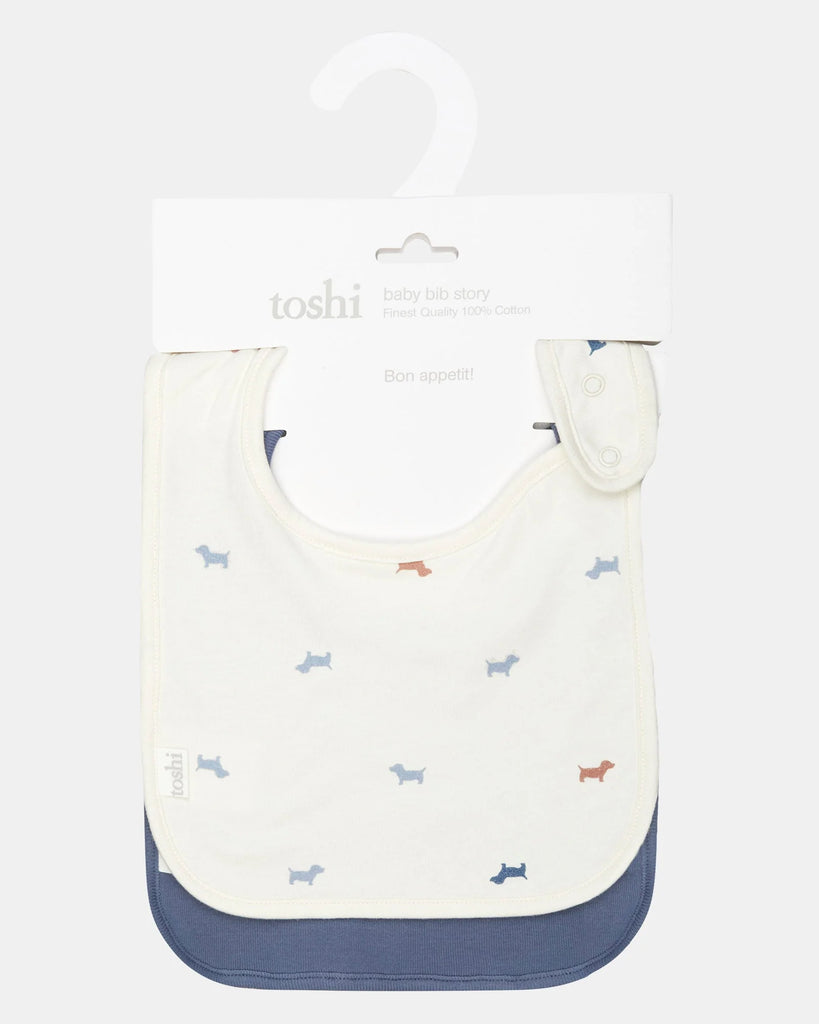 Toshi Baby Bib Story - 2pcs/Puppy