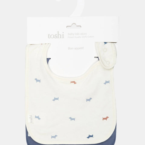 Toshi Baby Bib Story - 2pcs/Puppy