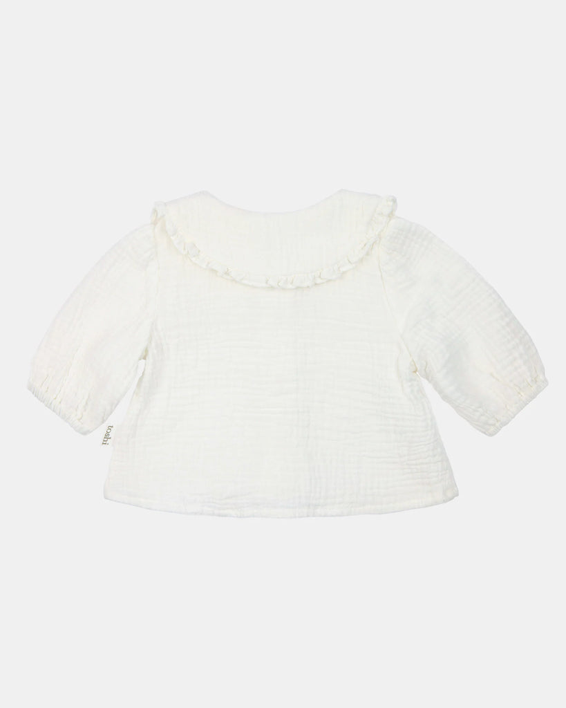 Toshi Baby Blouse Peter Pan Cream