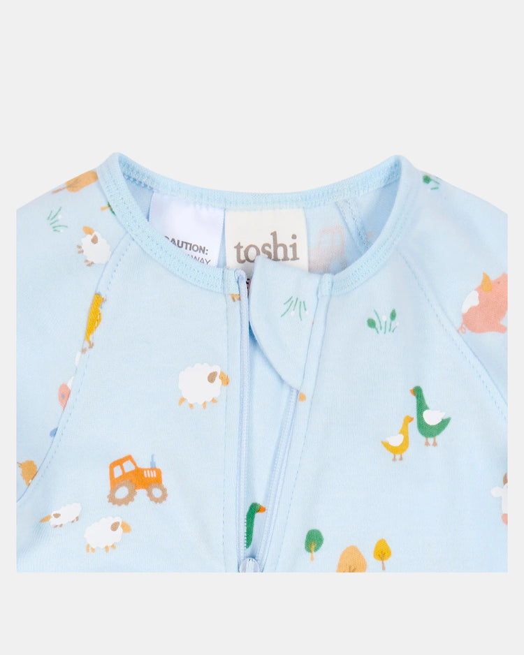 Toshi Onesie L/S Harvest Farm Buddies