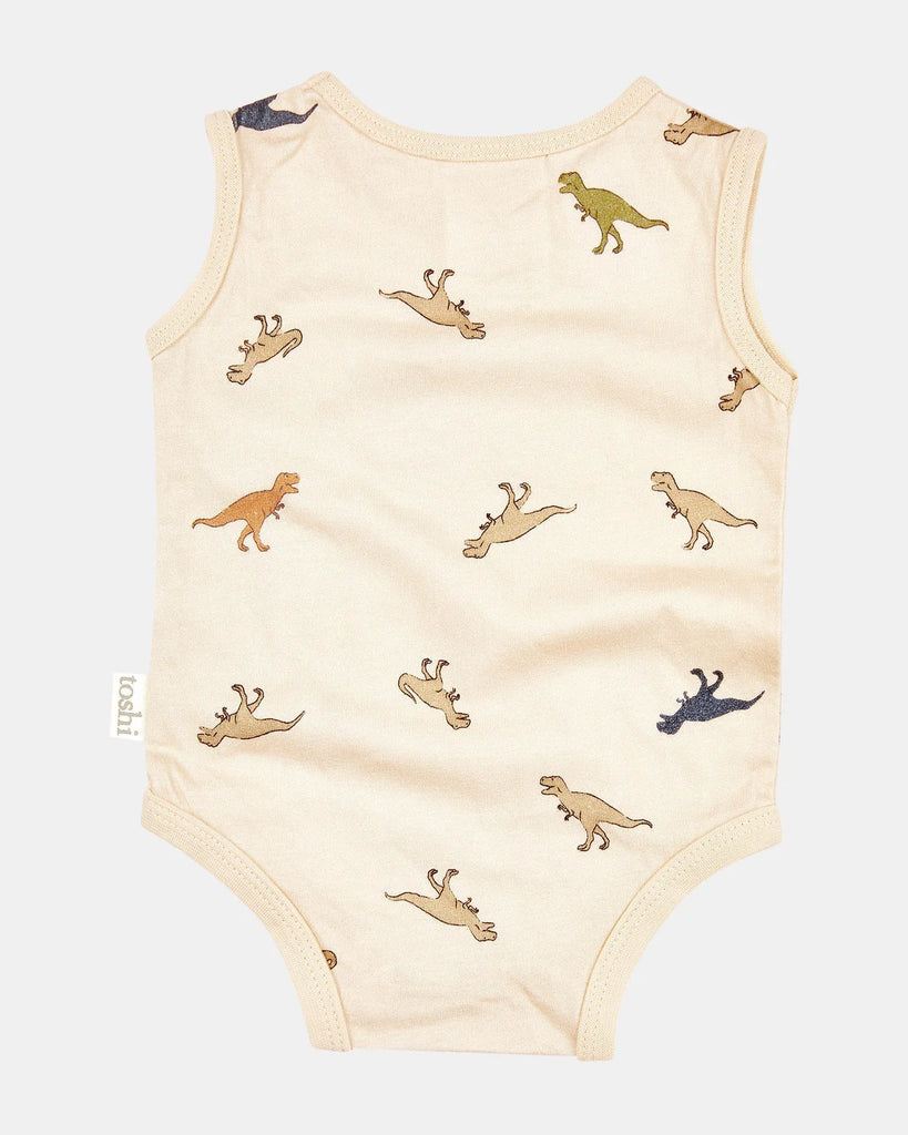 Toshi Onesie Singlet Classic Dinosauria