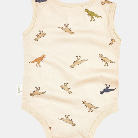 Toshi Onesie Singlet Classic Dinosauria