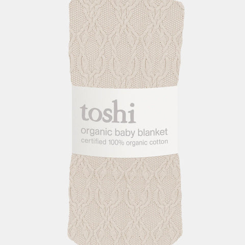 Toshi Organic Blanket Bowie Oatmeal