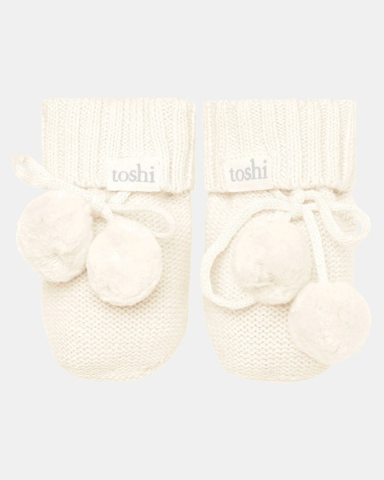 Toshi Organic Booties Marley Cream