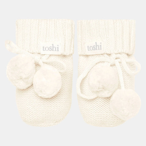 Toshi Organic Booties Marley Cream