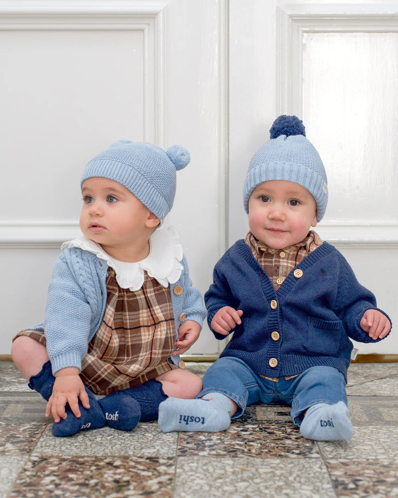 Toshi Organic Cardigan Yummy Bluebell
