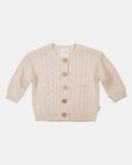 Toshi Organic Cardigan Yummy Oatmeal