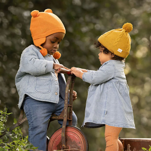 Toshi Organic Earmuff Snowy Tangerine