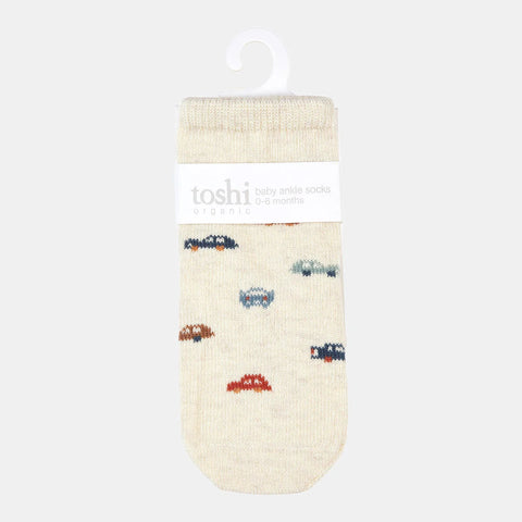 Toshi Organic Baby Socks Jacquard Speedie