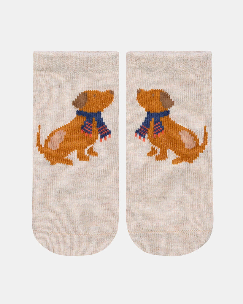 Toshi  Organic Socks Ankle Jacquard Puppy Dog