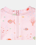 Toshi Swim Baby Onesie Long Sleeve Classic - Coral