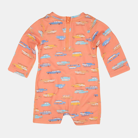 Toshi Swim Baby Onesie L/S Classic- Surfs Up