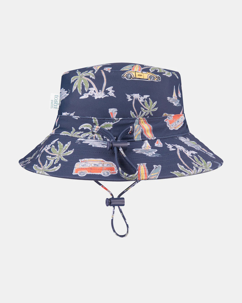 Toshi Swim Kids Sunhat Classic-Surf Twilight