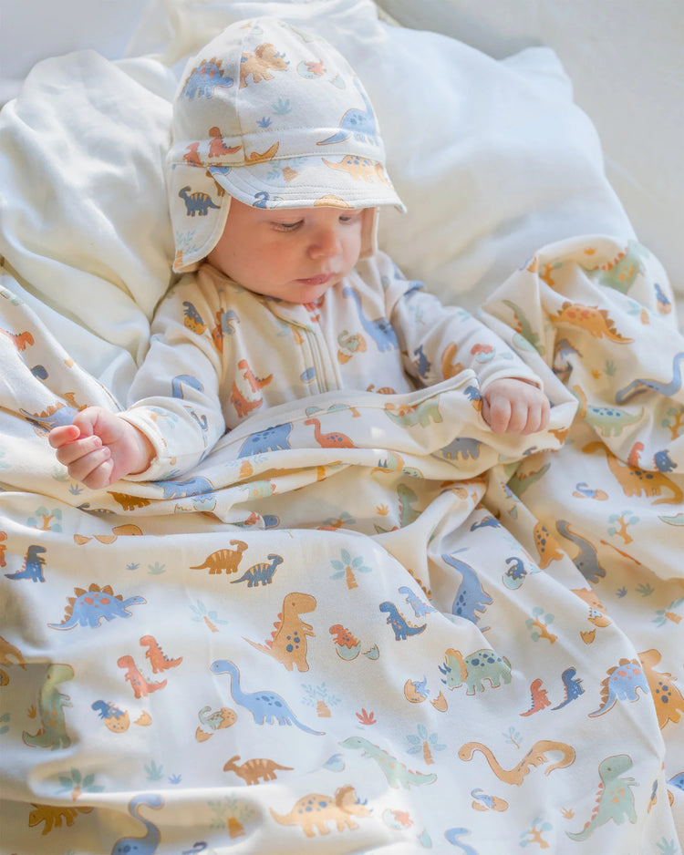 Toshi Wrap Knit Harvest Dino Bubs