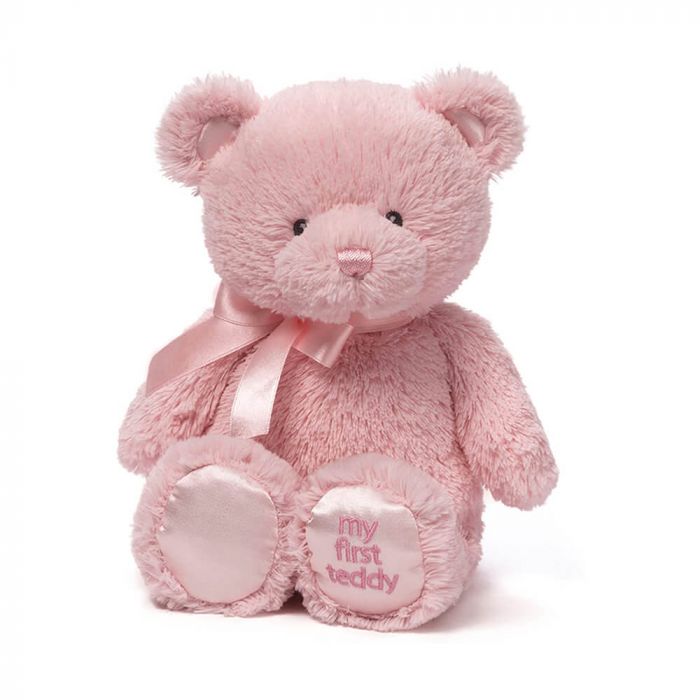 GUND BEAR: MY FIRST TEDDY PINK - SMALL