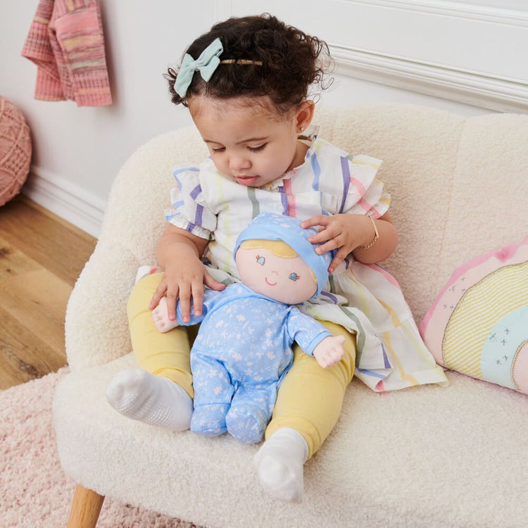 RECYCLED BABY DOLL: BLUE 'ASTER‘