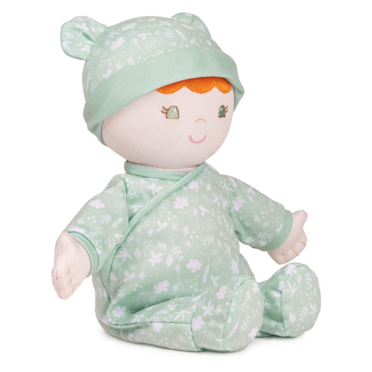 RECYCLED BABY DOLL: GREEN 'DAPHNIE'