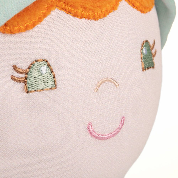 RECYCLED BABY DOLL: GREEN 'DAPHNIE'