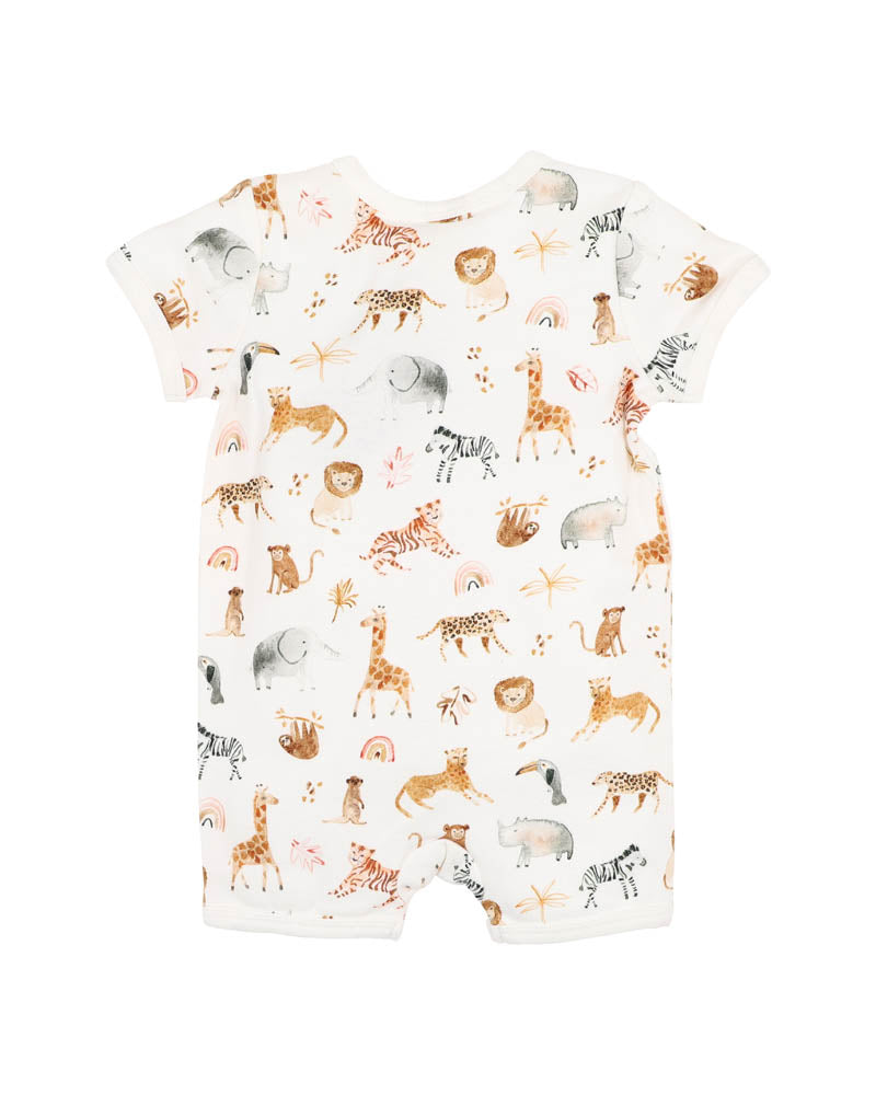 BEBE BILLIE ORGANIC SS ZIPSUIT