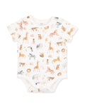 BEBE BILLIE PRINT ORGANIC  BODYSUIT